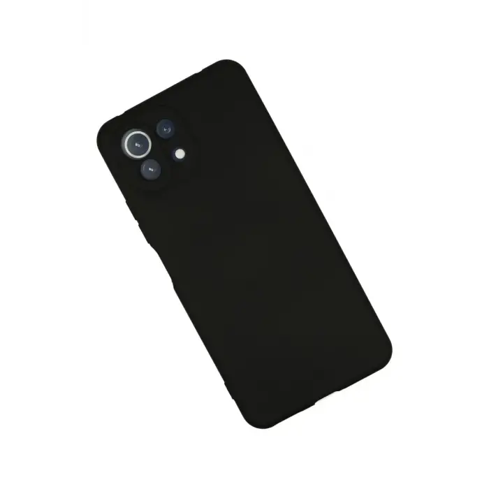 Newface Xiaomi Mİ 11 Lite Kılıf Nano içi Kadife Silikon - Siyah