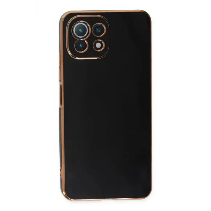 Newface Xiaomi Mİ 11 Lite Kılıf Volet Silikon - Siyah