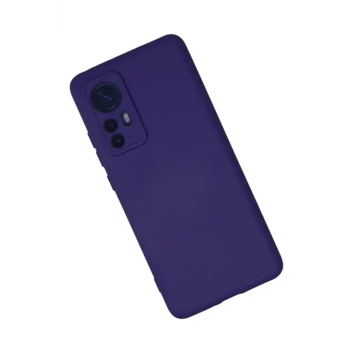 Newface Xiaomi Mi 12 Kılıf Nano içi Kadife Silikon - Mor