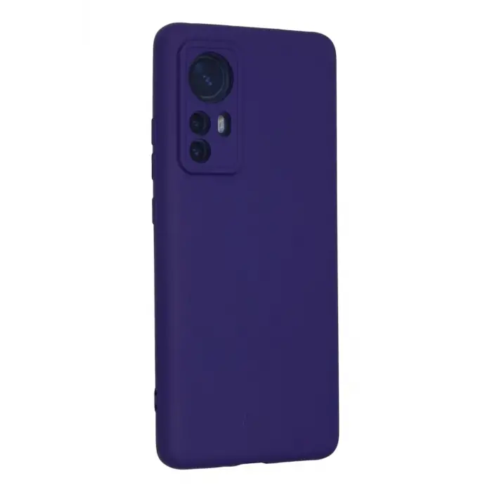 Newface Xiaomi Mi 12 Kılıf Nano içi Kadife Silikon - Mor
