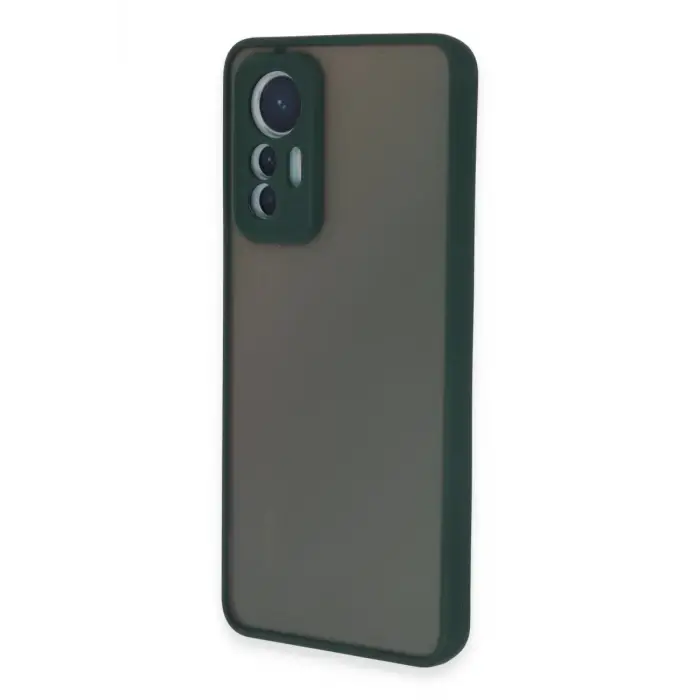 Newface Xiaomi Mi 12 Lite Kılıf Montreal Silikon Kapak - Yeşil
