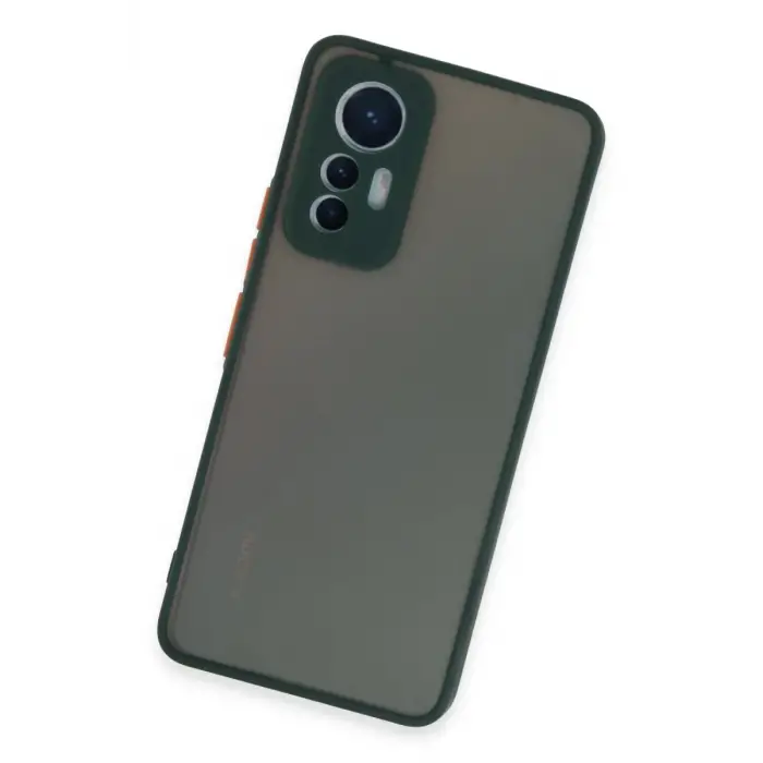 Newface Xiaomi Mi 12 Lite Kılıf Montreal Silikon Kapak - Yeşil