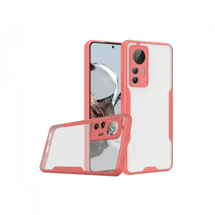 Newface Xiaomi Mi 12T Kılıf Platin Silikon - Pembe