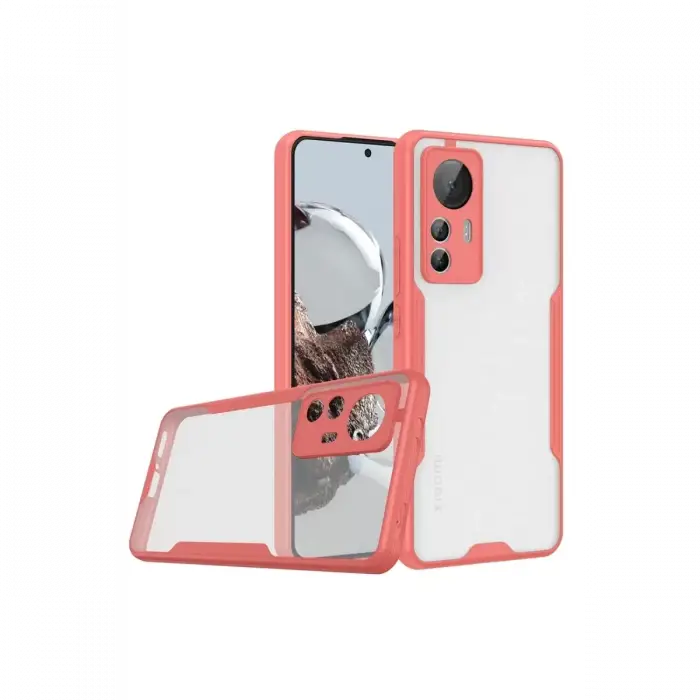Newface Xiaomi Mi 12T Kılıf Platin Silikon - Pembe