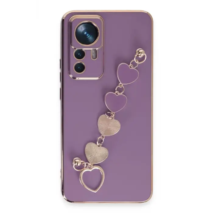 Newface Xiaomi Mi 12T Pro Kılıf Esila Silikon - Mor