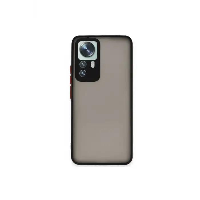 Newface Xiaomi Mi 12T Pro Kılıf Montreal Silikon Kapak - Siyah
