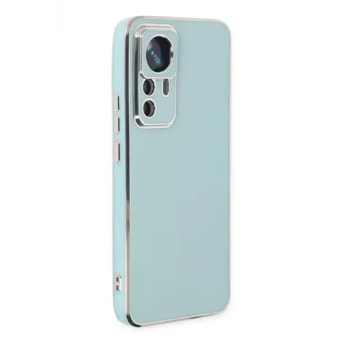 Newface Xiaomi Mi 12T Pro Kılıf Volet Silikon - Açık Yeşil