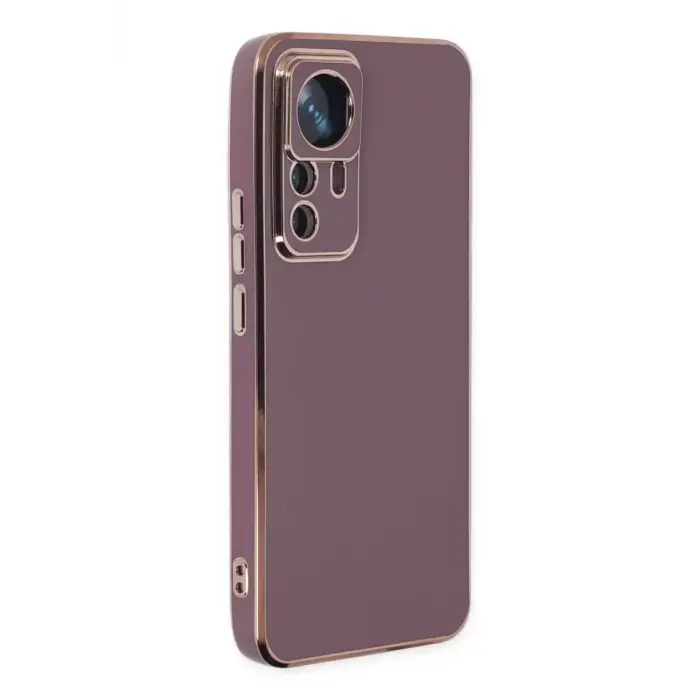 Newface Xiaomi Mi 12T Pro Kılıf Volet Silikon - Mor