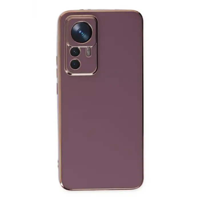 Newface Xiaomi Mi 12T Pro Kılıf Volet Silikon - Mor