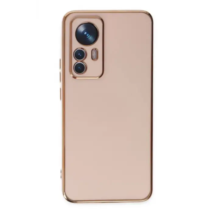 Newface Xiaomi Mi 12T Pro Kılıf Volet Silikon - Pembe