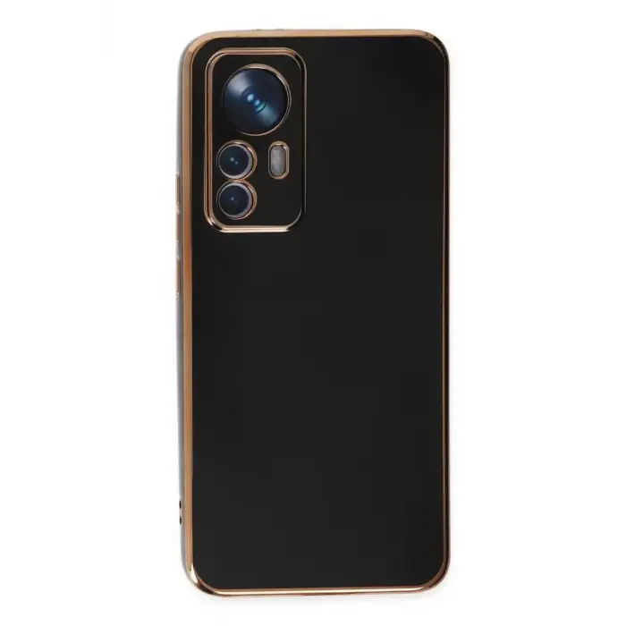 Newface Xiaomi Mi 12T Pro Kılıf Volet Silikon - Siyah
