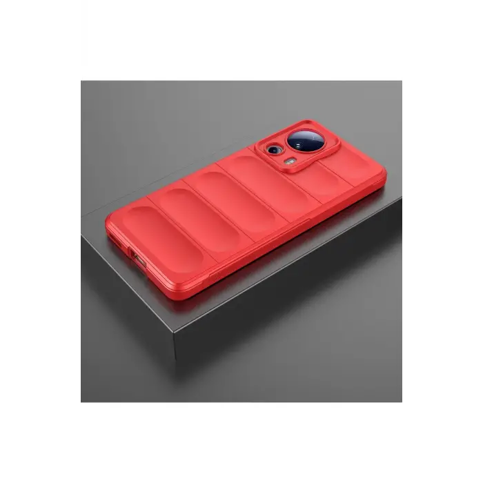Newface Xiaomi Mi 13 Lite Kılıf Optimum Silikon - Kırmızı