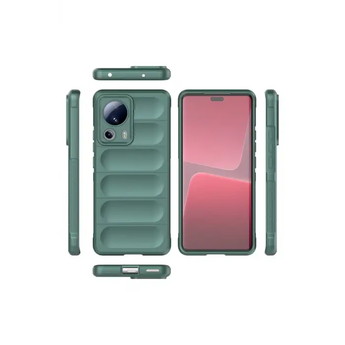 Newface Xiaomi Mi 13 Lite Kılıf Optimum Silikon - Koyu Yeşil