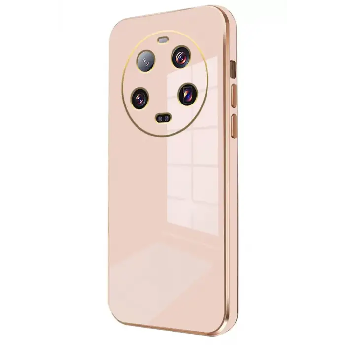 Newface Xiaomi Mi 14 Ultra Kılıf Volet Silikon - Pembe