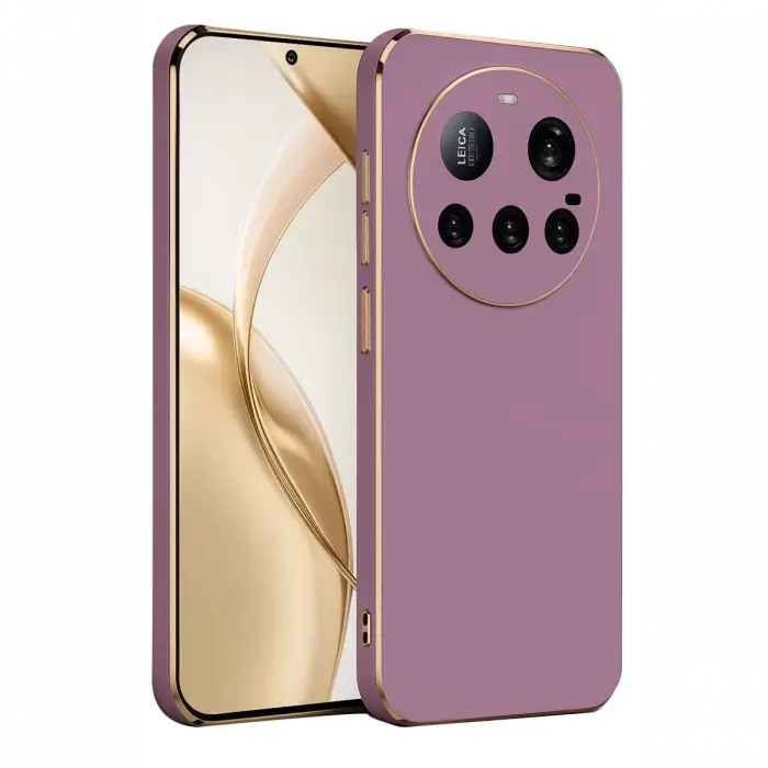 Newface Xiaomi Mi 15 Ultra Kılıf Volet Silikon - Mor