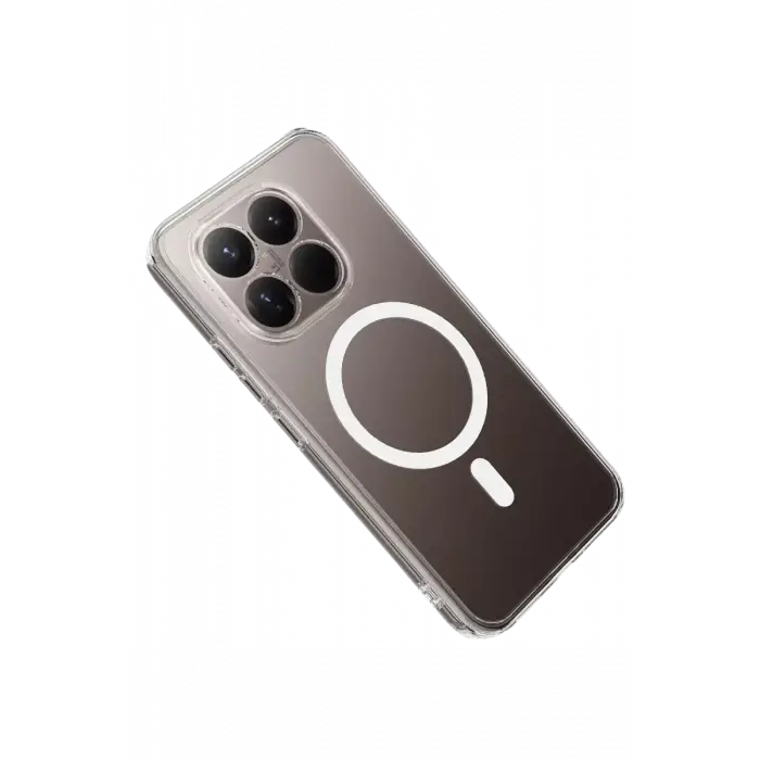 Newface Xiaomi Mi 15T Combo Sert Şeffaf Magsafe Kapak - Şeffaf