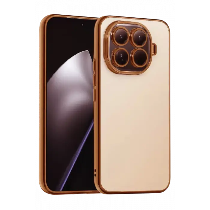 Newface Xiaomi Mi 15T Pro Razer Lensli Silikon - Çöl Titanyum