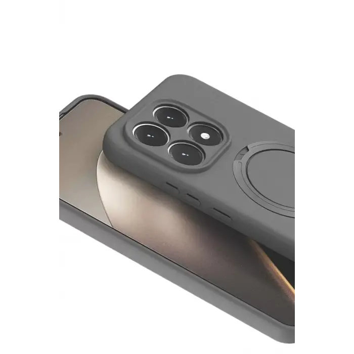 Newface Xiaomi Mi 15T Regal Magsafe Standlı Kapak - Titan Gri