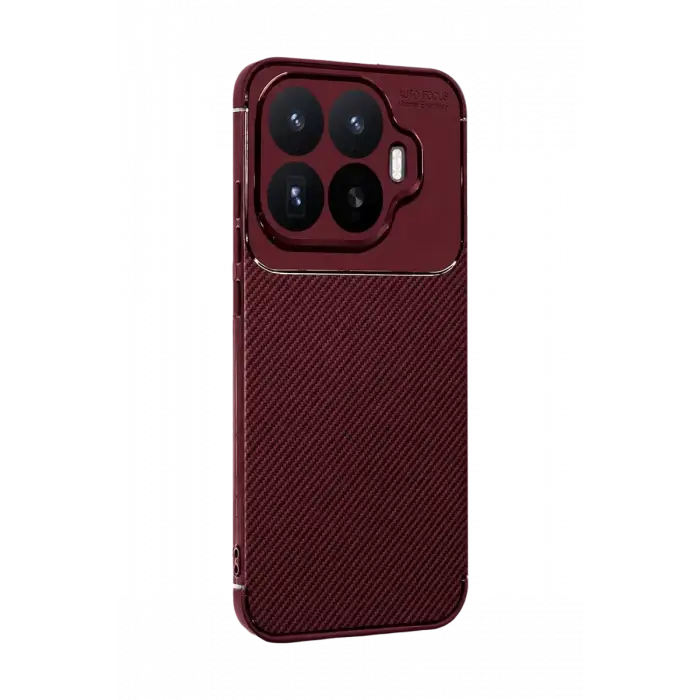 Newface Xiaomi Mi 17T Auto Focus Karbon Kapak - Bordo