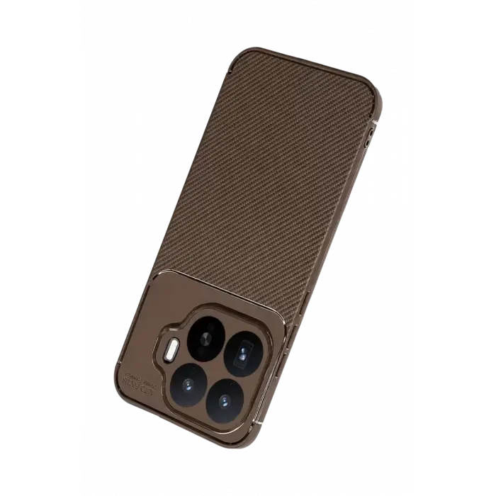Newface Xiaomi Mi 17T Auto Focus Karbon Kapak - Kahverengi