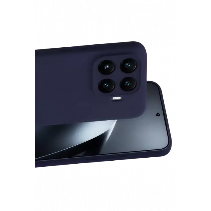 Newface Xiaomi Mi 17T Nano içi Kadife Silikon - Lacivert