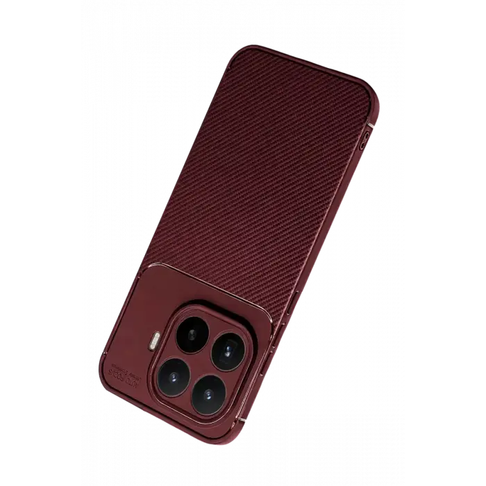 Newface Xiaomi Mi 17T Pro Auto Focus Karbon Kapak - Bordo