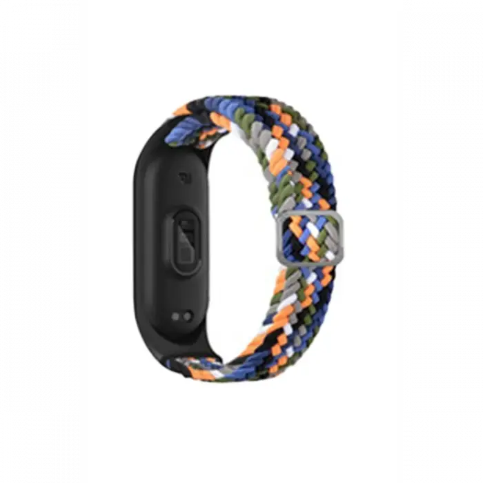 Newface Xiaomi Mi Band 4 Star Kordon - Gri-Turuncu