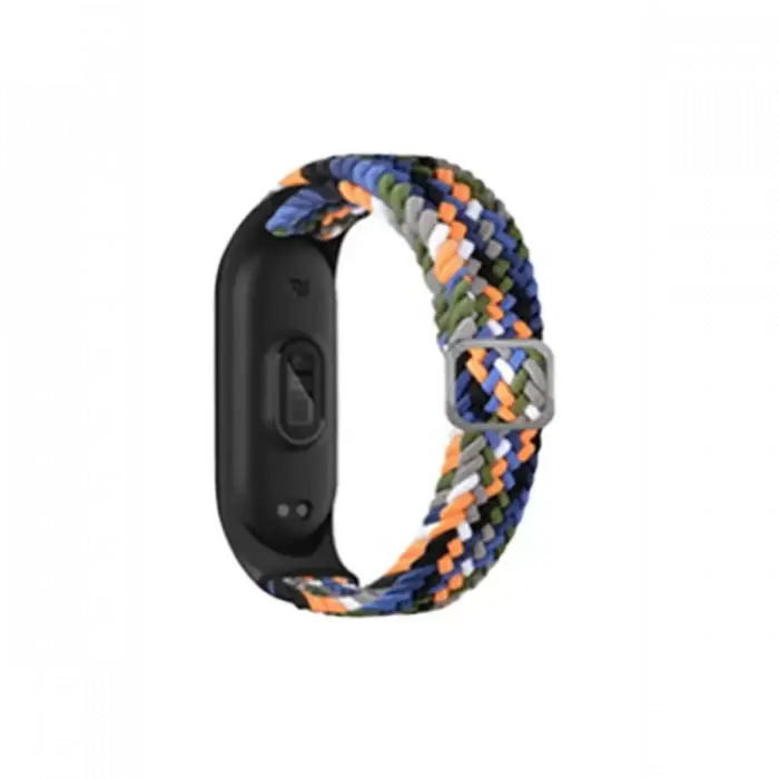 Newface Xiaomi Mi Band 6 Star Kordon - Gri-Turuncu