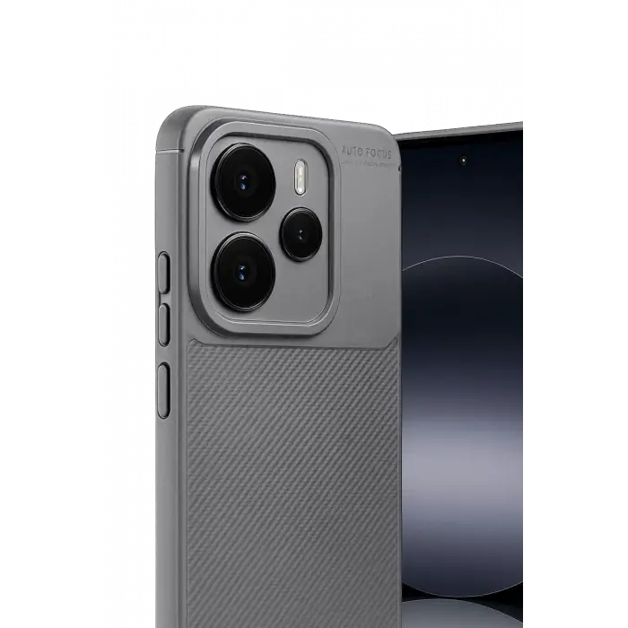 Newface Xiaomi Note 14 5G Auto Focus Karbon Kapak - Gri