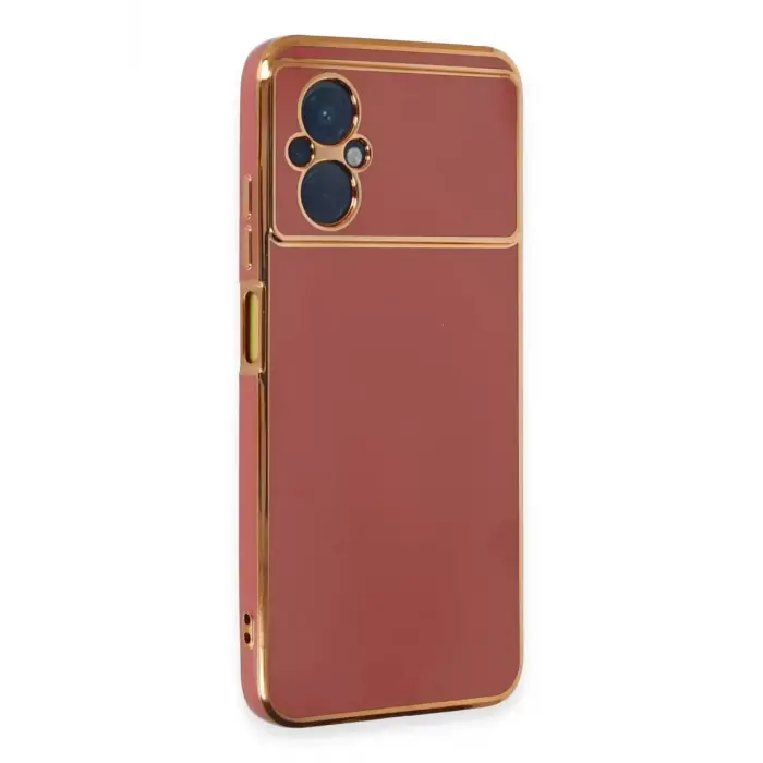 Newface Xiaomi Poco M5 Kılıf Volet Silikon - Kırmızı