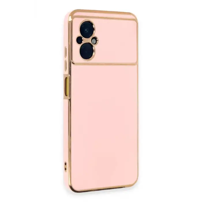 Newface Xiaomi Poco M5 Kılıf Volet Silikon - Pembe