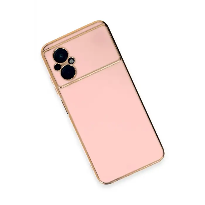 Newface Xiaomi Poco M5 Kılıf Volet Silikon - Pembe