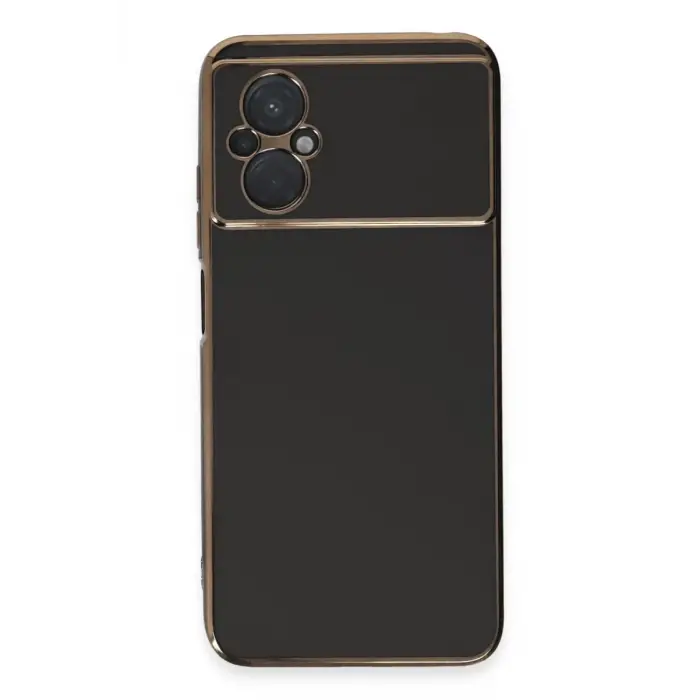 Newface Xiaomi Poco M5 Kılıf Volet Silikon - Siyah