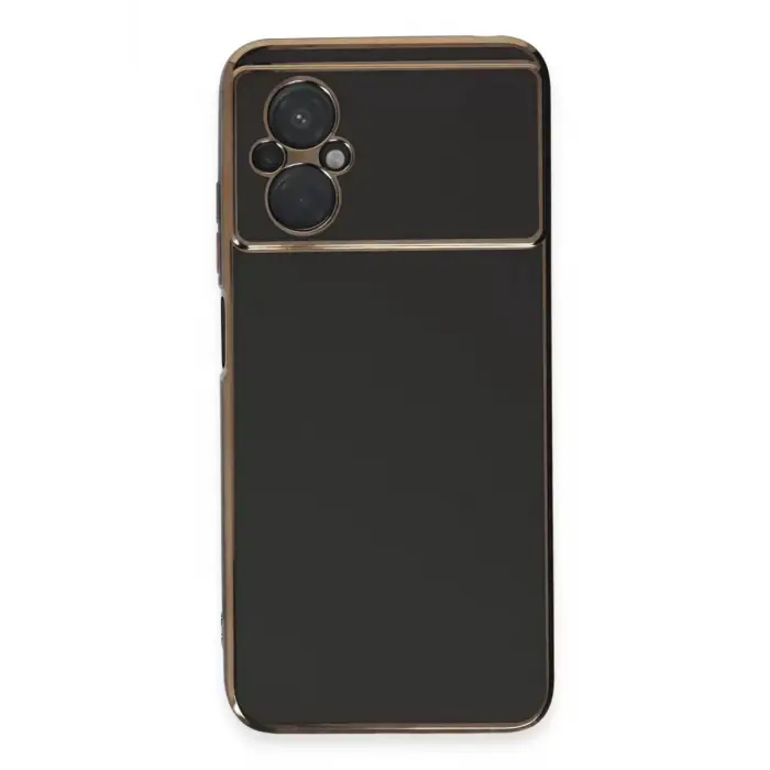 Newface Xiaomi Poco M5 Kılıf Volet Silikon - Siyah