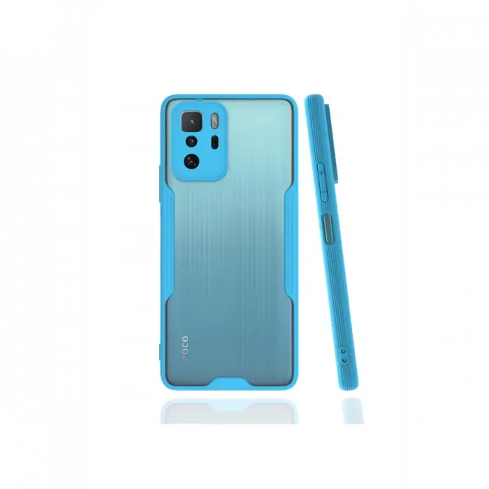 Newface Xiaomi Poco X3 GT Kılıf Platin Silikon - Mavi