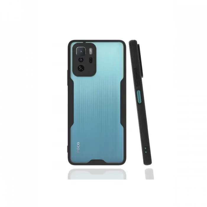Newface Xiaomi Poco X3 GT Kılıf Platin Silikon - Siyah