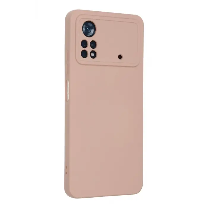 Newface Xiaomi Poco X4 Pro 5G Kılıf Nano içi Kadife Silikon - Pudra