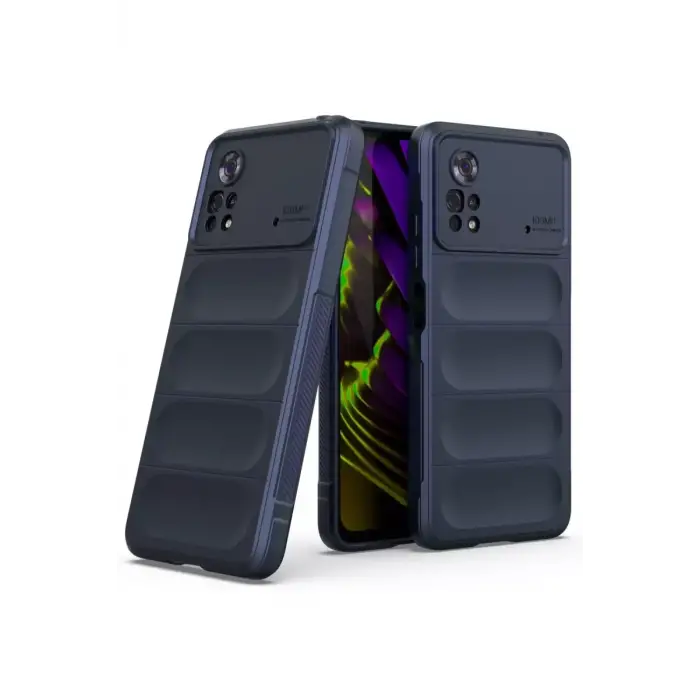 Newface Xiaomi Poco X4 Pro 5G Kılıf Optimum Silikon - Lacivert