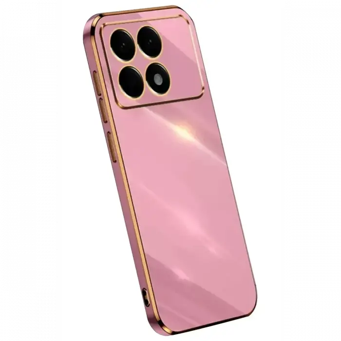 Newface Xiaomi Poco X6 Pro Kılıf Volet Silikon - Mor