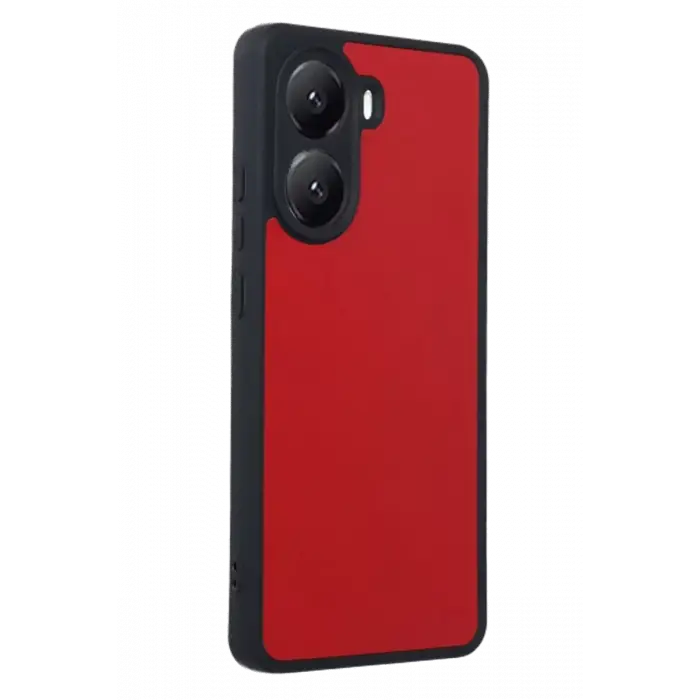 Newface Xiaomi Poco X7 Pro Kılıf Aras Deri Kapak - Kırmızı