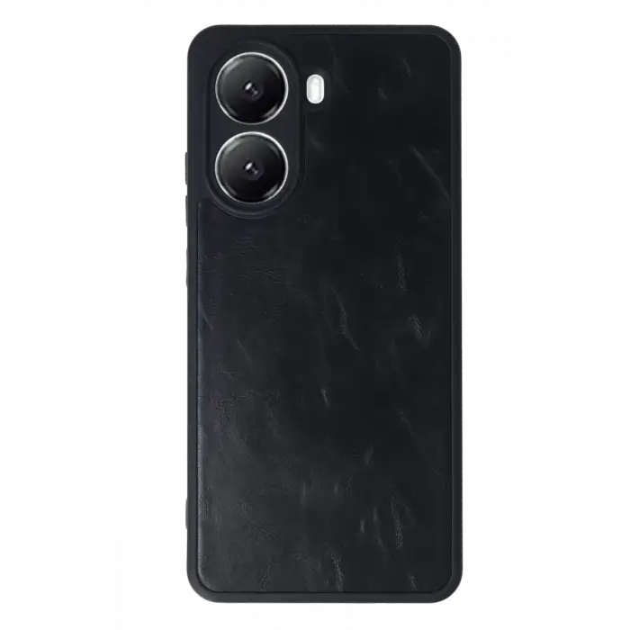 Newface Xiaomi Poco X7 Pro Kılıf Aras Deri Kapak - Siyah