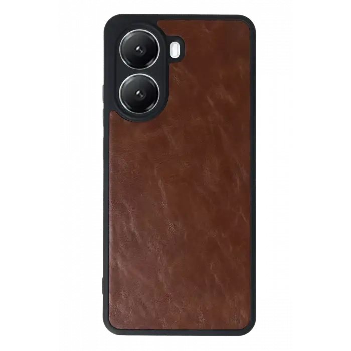 Newface Xiaomi Poco X7 Pro Kılıf Aras Deri Kapak - Taba