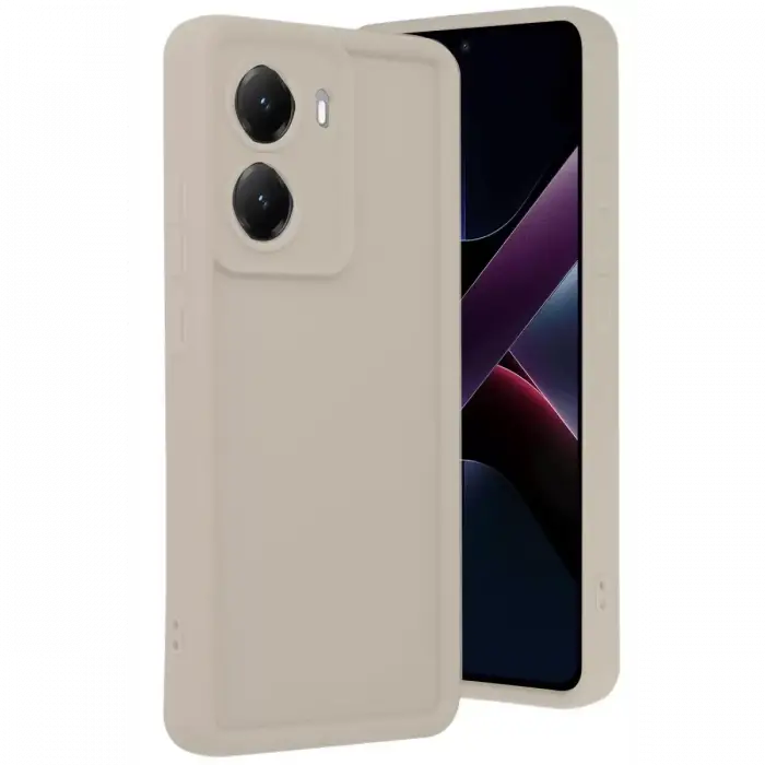 Newface Xiaomi Poco X7 Pro Viera Silikon - Krem