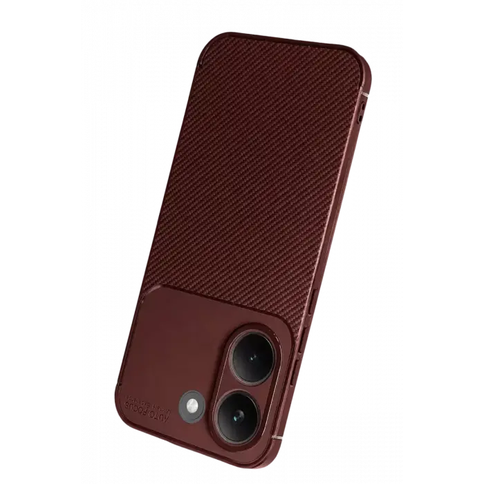 Newface Xiaomi Poco X8 Pro Auto Focus Karbon Kapak - Bordo