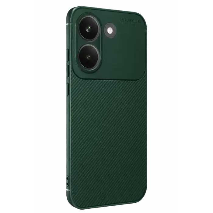 Newface Xiaomi Poco X8 Pro Auto Focus Karbon Kapak - Koyu Yeşil