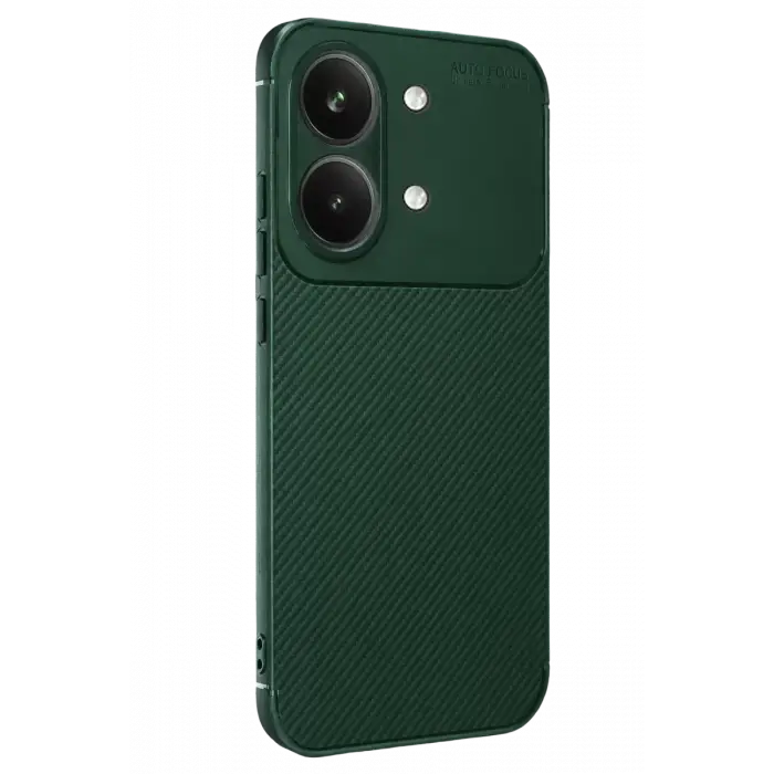 Newface Xiaomi Poco X8 Pro Max Auto Focus Karbon Kapak - Koyu Yeşil