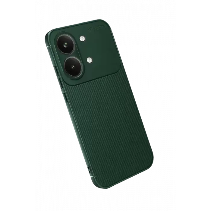 Newface Xiaomi Poco X8 Pro Max Auto Focus Karbon Kapak - Koyu Yeşil