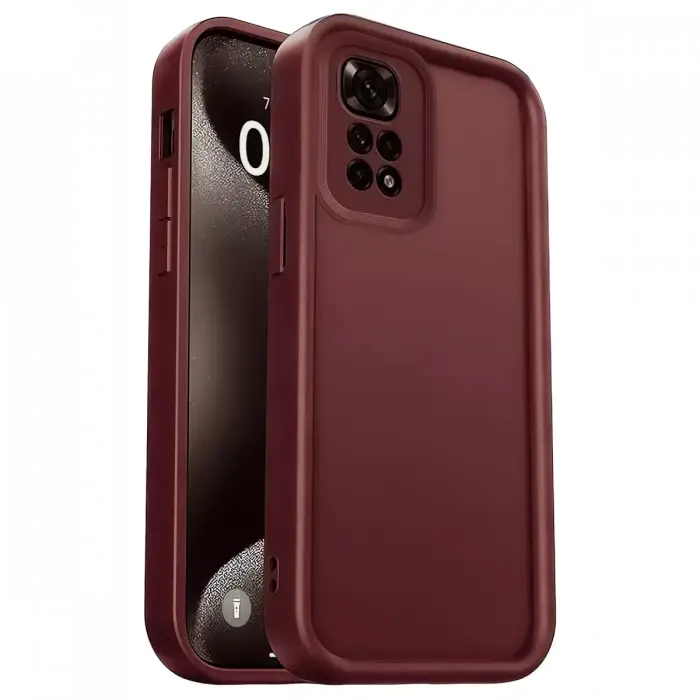 Newface Xiaomi Redmi 10 2022 Kılıf Viera Silikon - Bordo