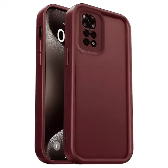 Newface Xiaomi Redmi 10 2022 Kılıf Viera Silikon - Bordo