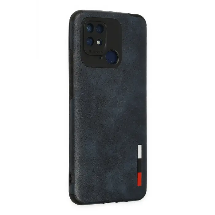 Newface Xiaomi Redmi 10C Kılıf Loop Deri Silikon - Lacivert